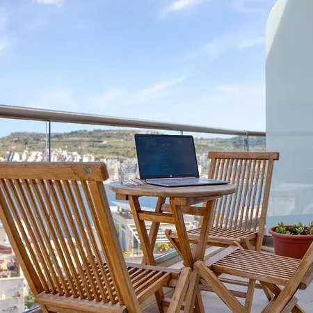 公寓 Blu Mar Sea View