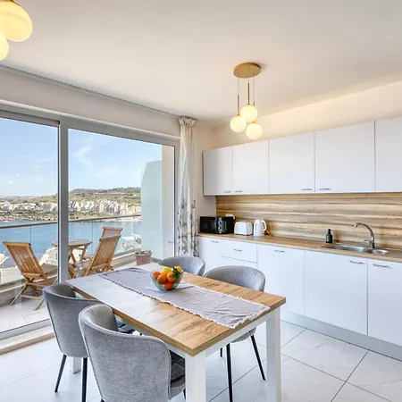Apartmán Blu Mar Sea View St. Paul's Bay